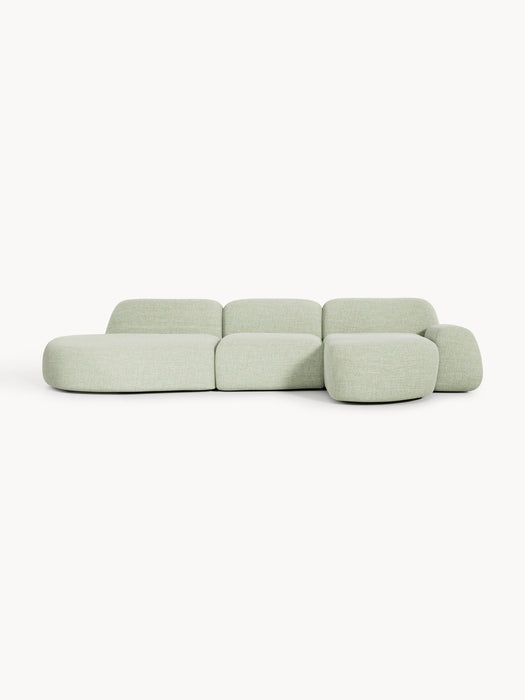 Wolke Modular Bouclé Corner Sofa (4-seater)