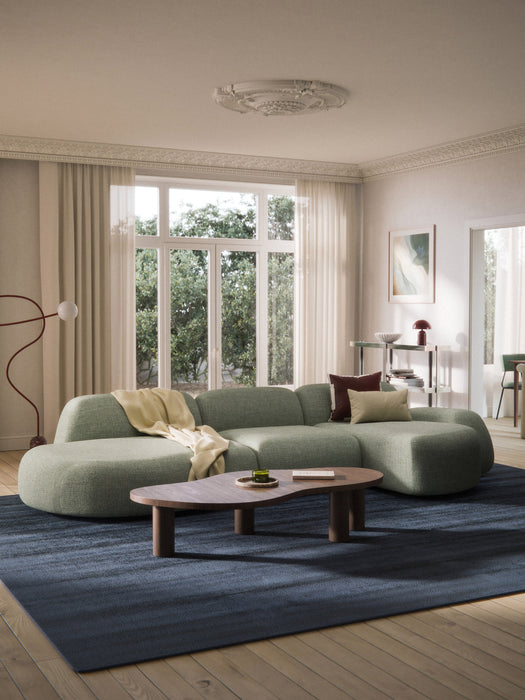 Wolke Modular Bouclé Corner Sofa (4-seater)