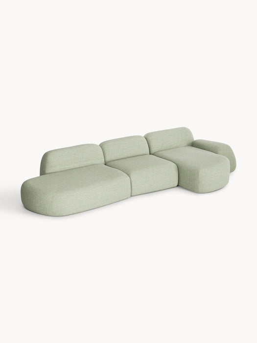 Wolke Modular Bouclé Corner Sofa (4-seater)
