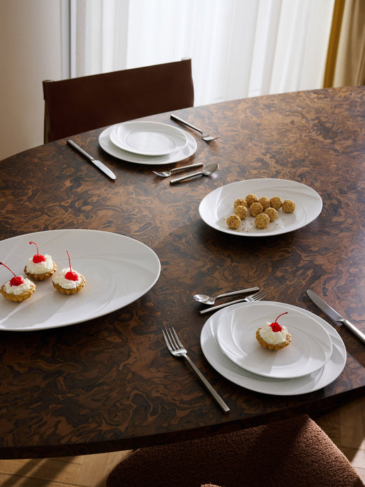 Porcelain Breakfast Plates Adonis Set of 4