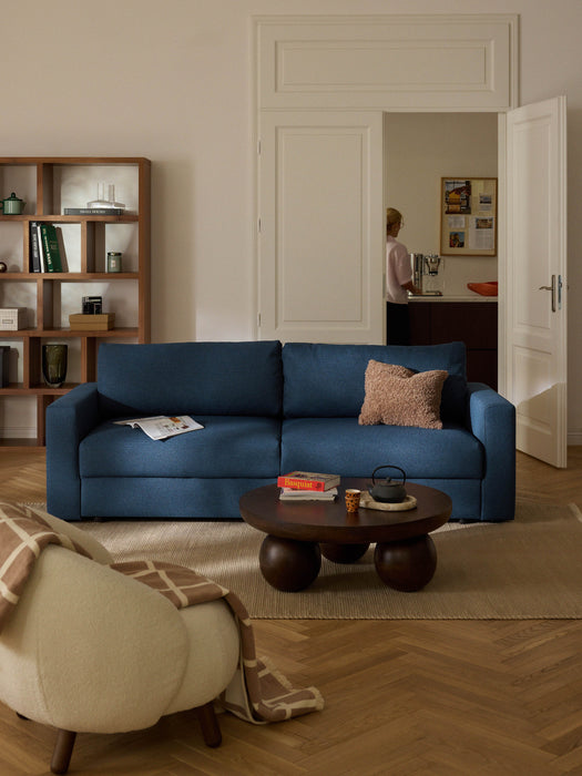 Boucl Sofa Bed Tasha 3-seater