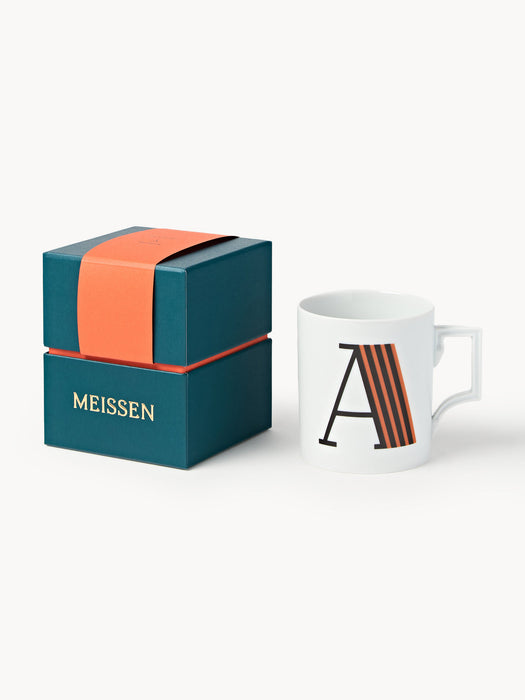 Initials Westwing x MEISSEN, Handmade Mug with Decorative Motif