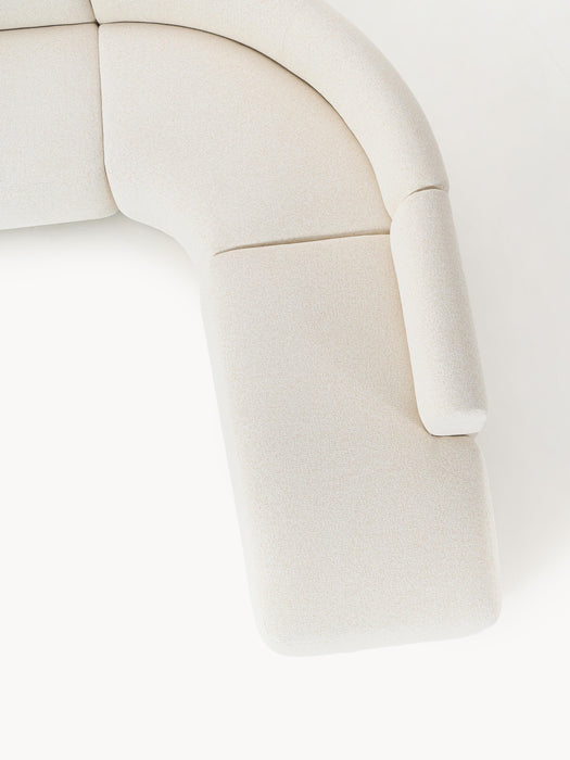 XL Modular Boucl Corner Sofa Sofia