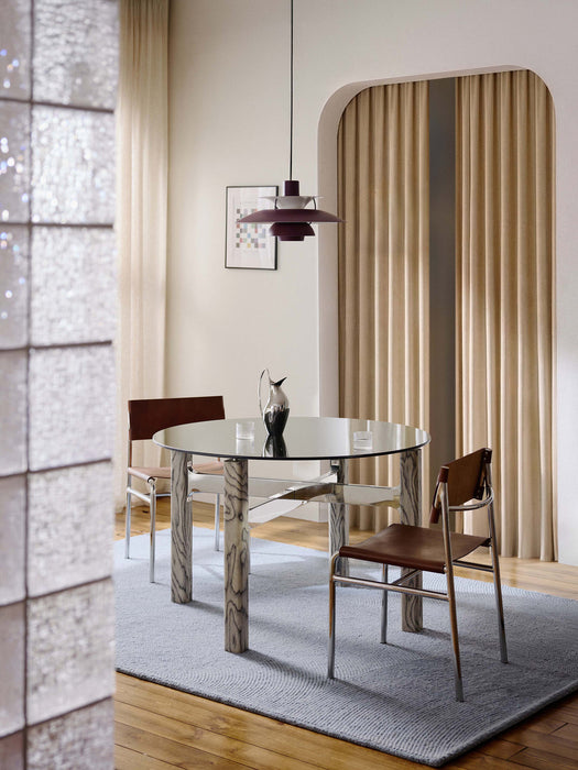 Sam Dining Table with Glass Top, in various sizes