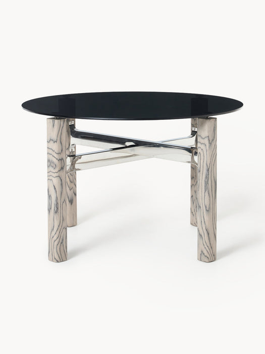 Sam Dining Table with Glass Top, in various sizes