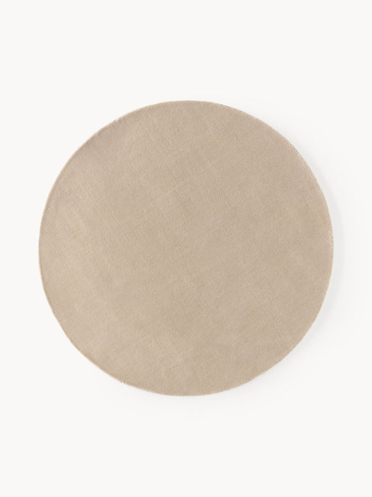 Round Hand-Tufted Wool Rug Zayne