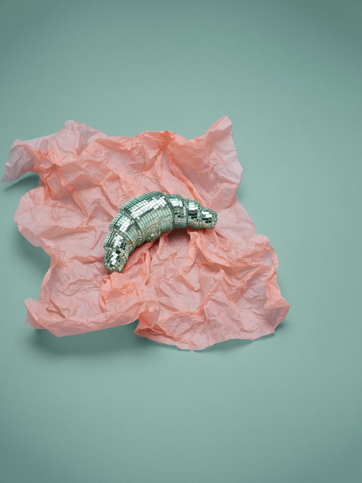 Glittering Decorative Object Disco Croissant