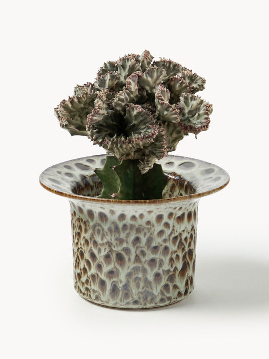Handmade Reactive Glaze Cover Pot Balou H 10 cm