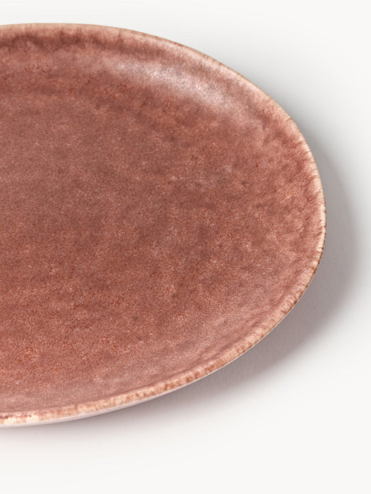 Macey Handmade Organic Shaped Breakfast Plates, Set of 4
