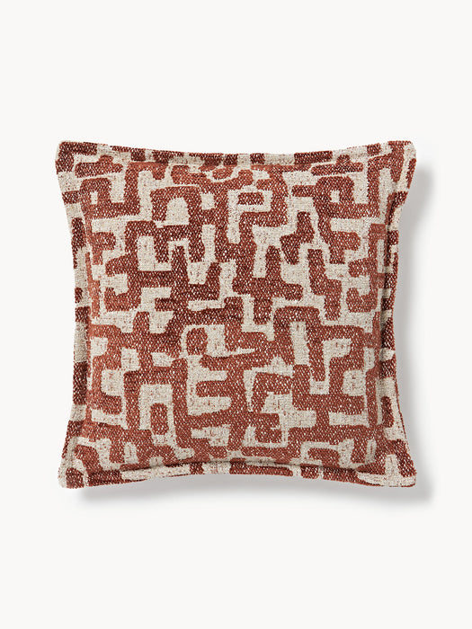 Contia Viscose Cushion with Woven Jacquard Pattern