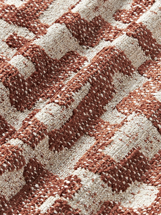 Viscose Cushion Contia with Woven Jacquard Pattern