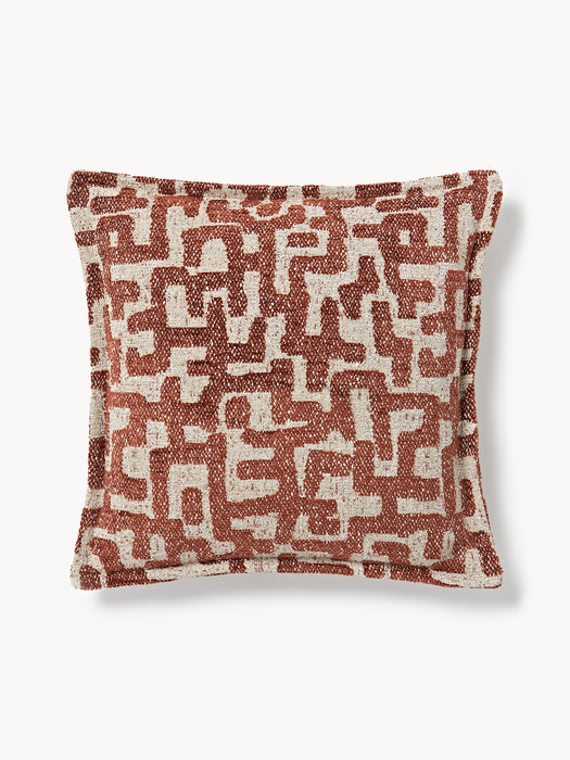 Viscose Cushion Contia with Woven Jacquard Pattern