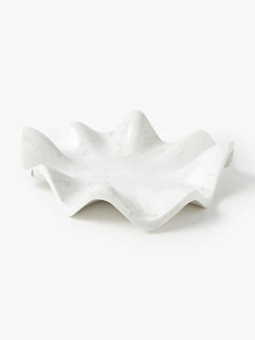 Gaia Handmade Decorative Marble Tray, Ø 40 cm