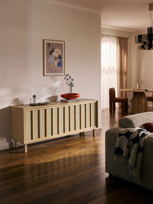 Sideboard Echo with Rattan Fronts