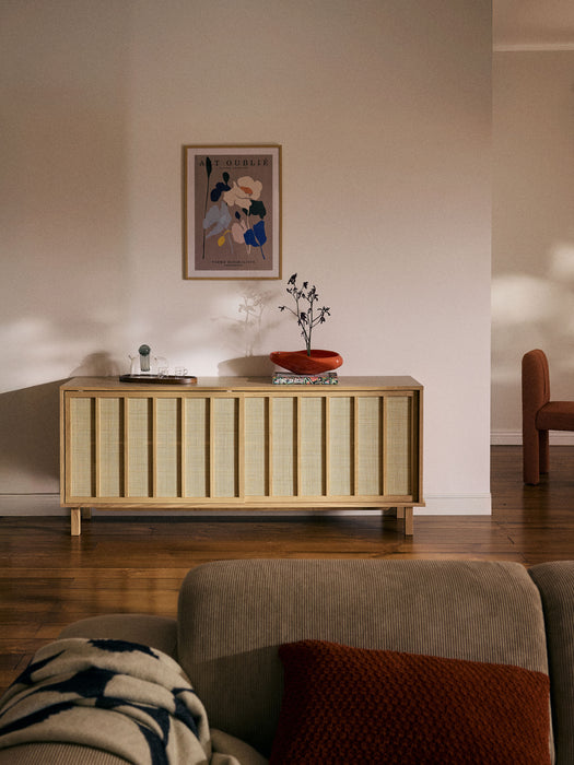 Sideboard Echo with Rattan Fronts