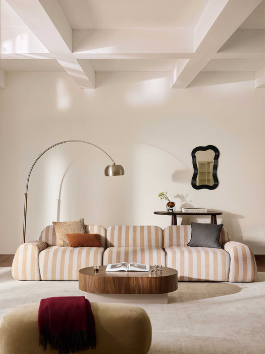 Modular Striped Sofa Wolke 4-seater