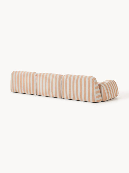 Modular Striped Sofa Wolke 4-seater