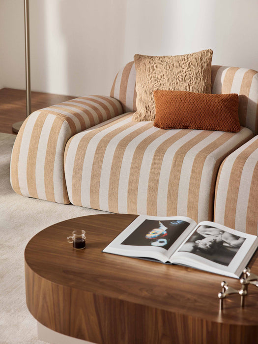 Modular Striped Sofa Wolke 4-seater