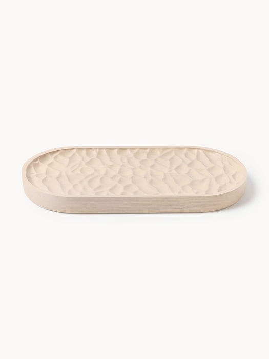 Decorative Ash Wood Tray Camila W 30 cm