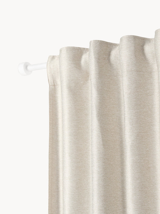 Asher Blackout Multi-Band Curtain, W 280 cm