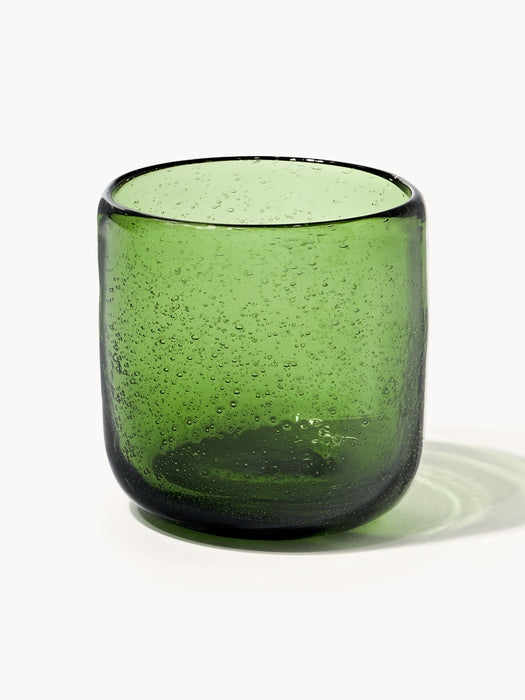 Mouth-Blown Tumblers Hippolyte with Air Bubbles Set of 4