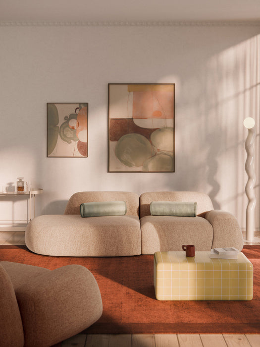 Wolke Modular Bouclé Chaise (3-seater)