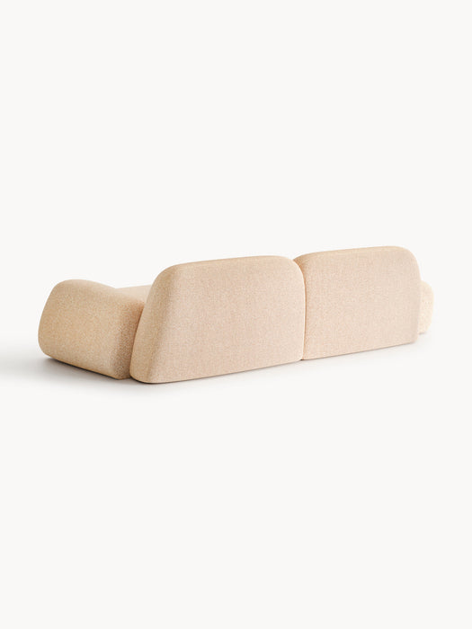 Wolke Modular Bouclé Chaise (3-seater)