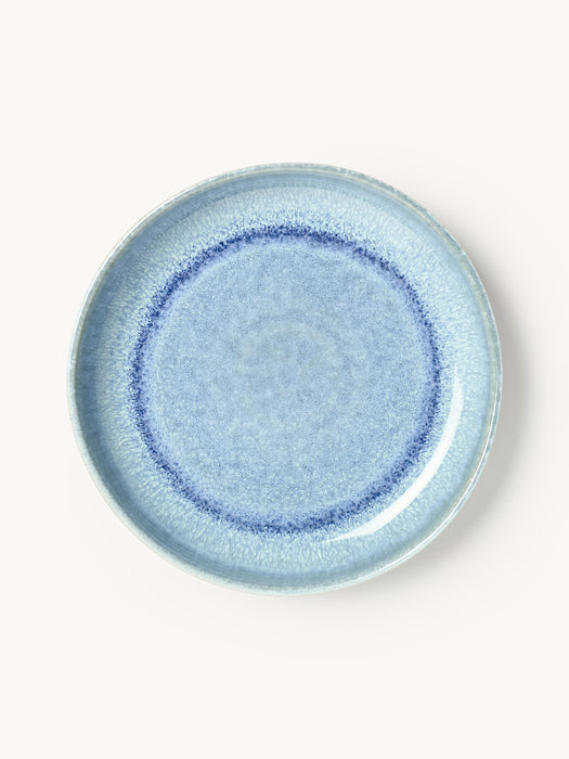 Handmade Pasta Plates Danza with Reactive Glaze Set of 4