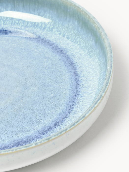 Handmade Pasta Plates Danza with Reactive Glaze Set of 4
