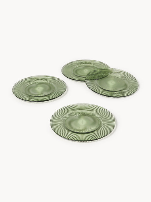 Ribbed Breakfast Plates Effie Set of 4
