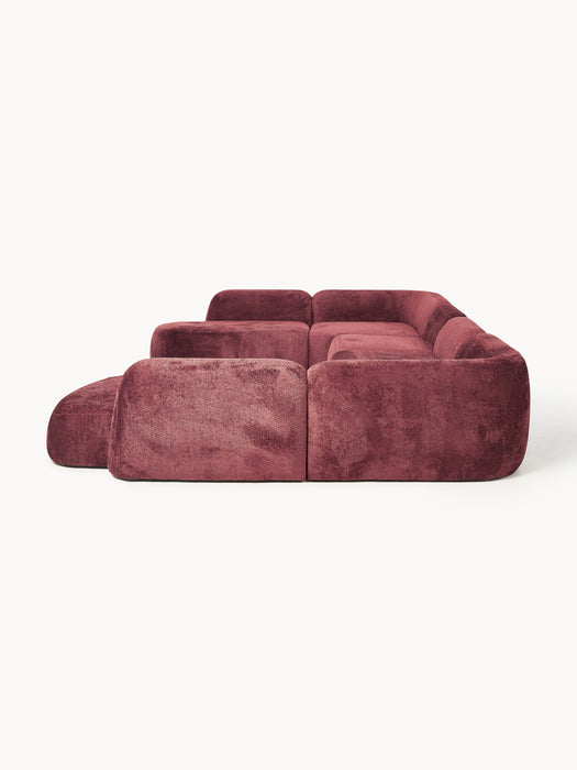 XL Modular Teddy Boucl Sofa Wolke