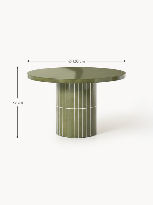 Round Garden Table Saya 120 cm