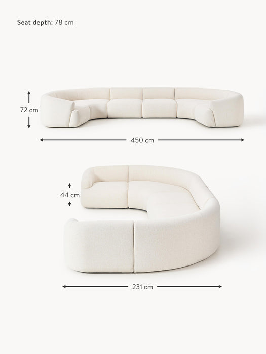 XL Modular Boucl Sofa Sofia