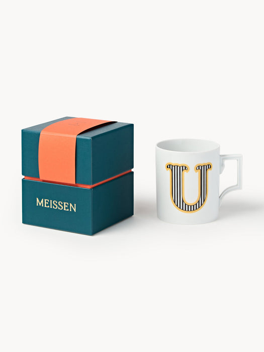 Initials Westwing x MEISSEN, Handmade Mug with Decorative Motif