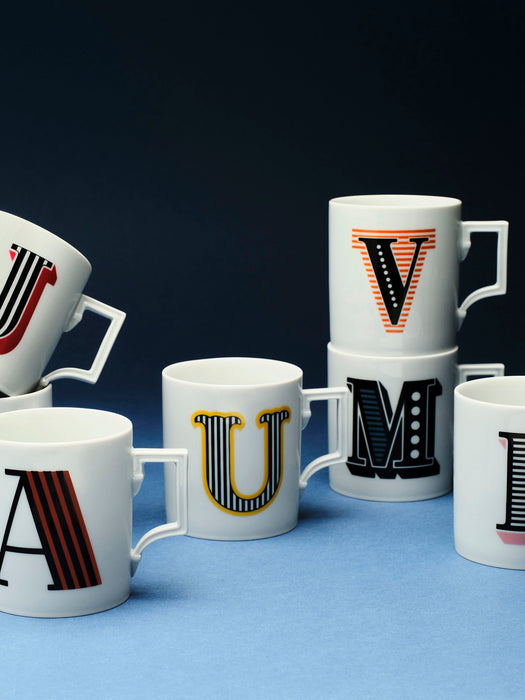 x MEISSEN Handmade Mug Initials with Decorative Motif
