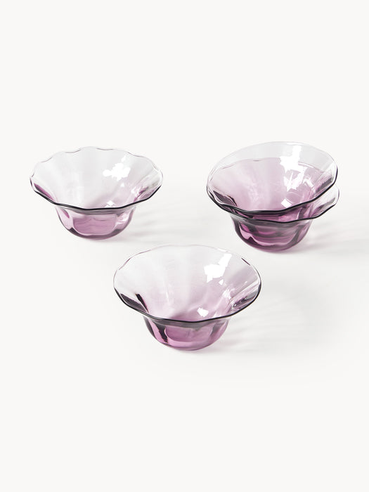 Small Mouth-Blown Bowls Tulya Set of 4