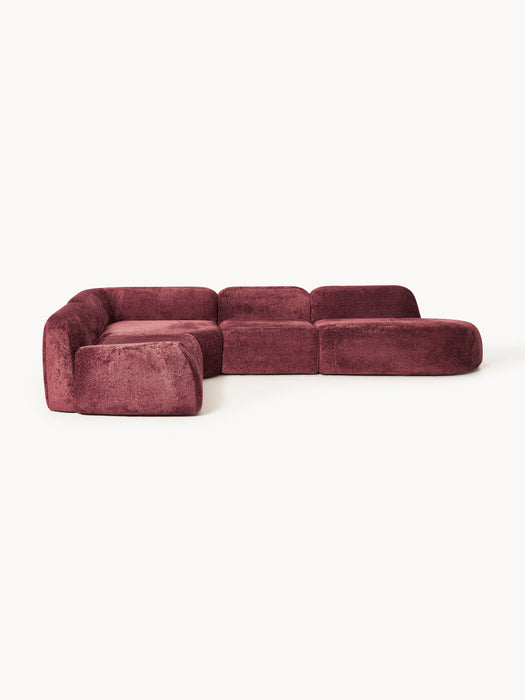 Wolke XL Modular Teddy Bouclé Corner Sofa