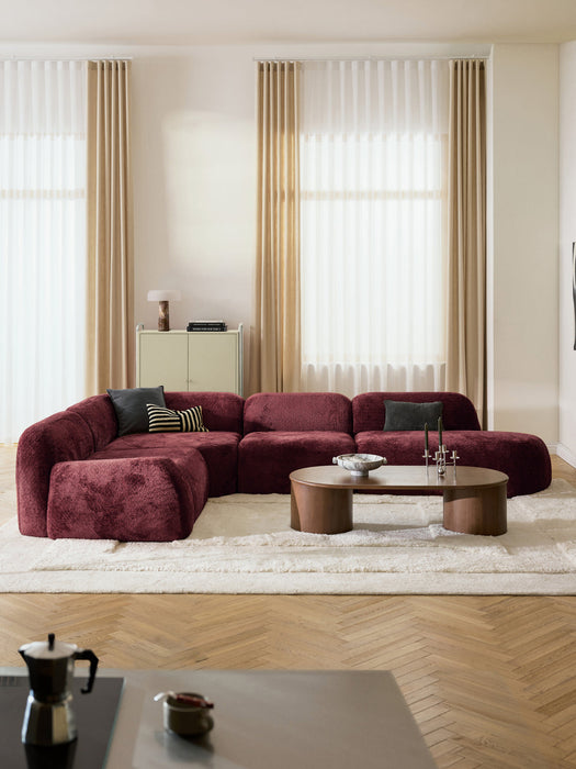 Wolke XL Modular Teddy Bouclé Corner Sofa