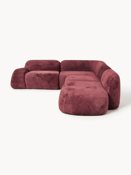 Wolke XL Modular Teddy Bouclé Corner Sofa