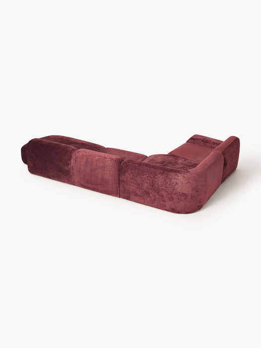 Wolke XL Modular Teddy Bouclé Corner Sofa