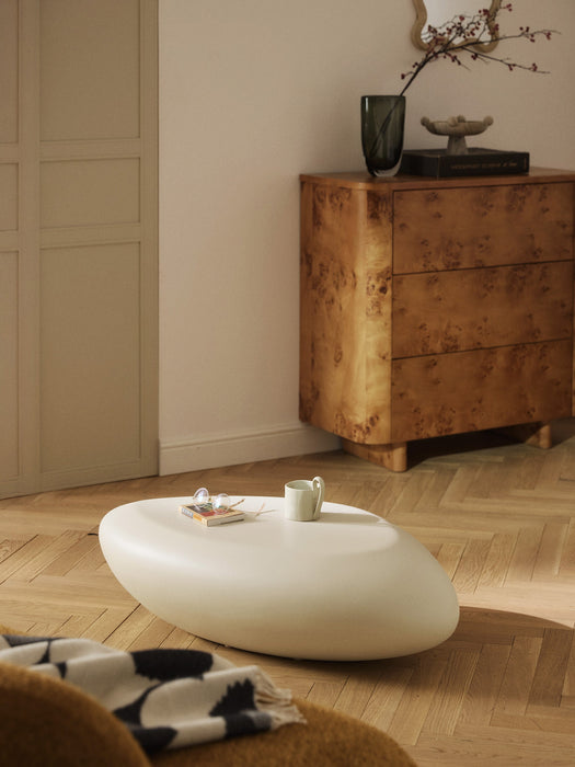 Organic-Shaped Coffee Table Pietra W 100 cm