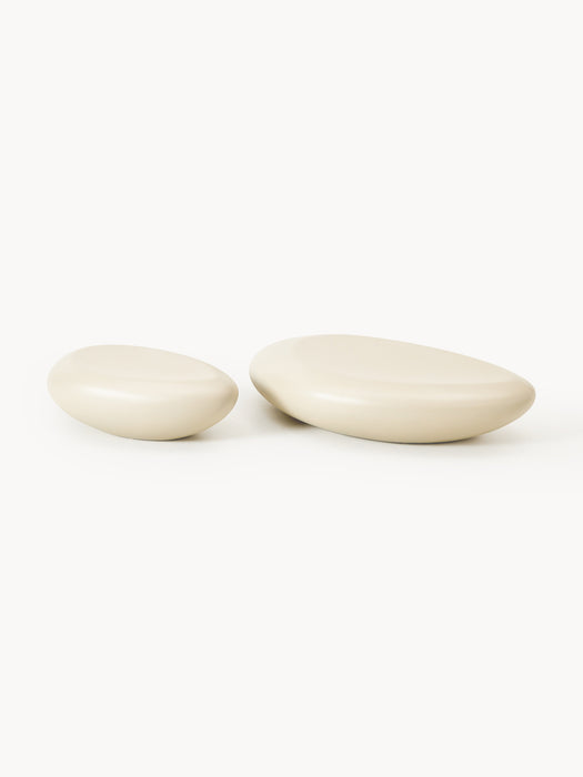 Organic-Shaped Coffee Table Pietra W 100 cm