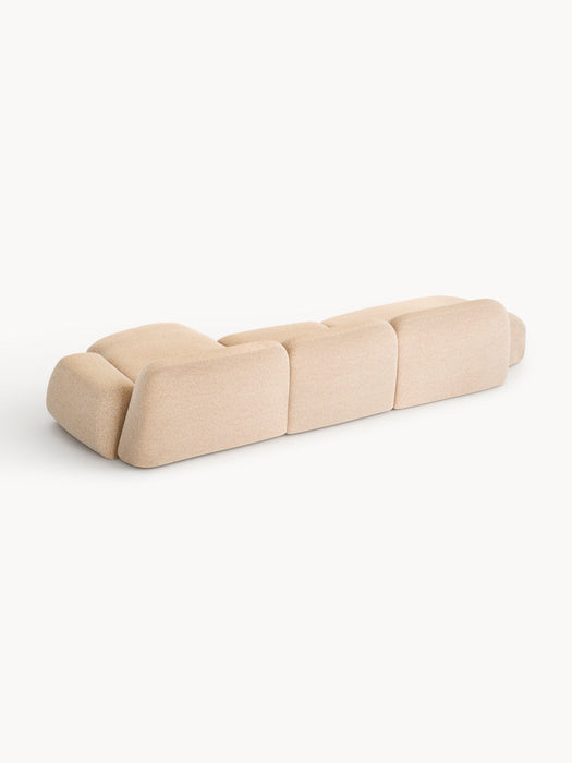 Wolke Modular Bouclé Corner Sofa (4-seater)