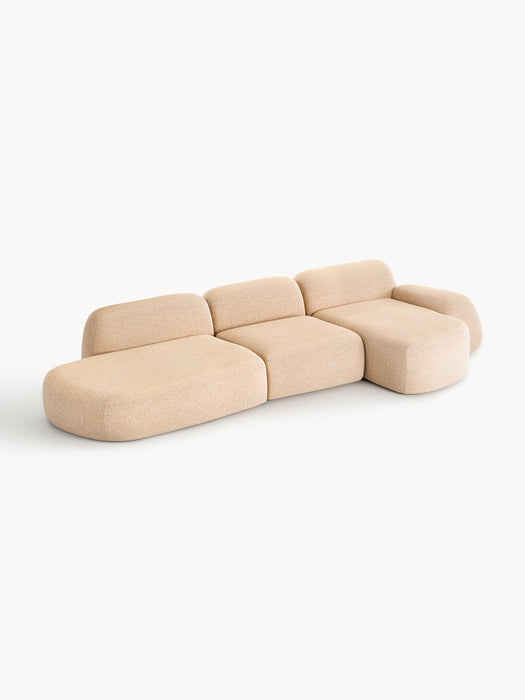 Wolke Modular Bouclé Corner Sofa (4-seater)