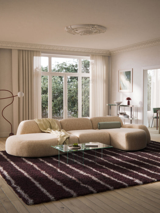 Wolke Modular Bouclé Corner Sofa (4-seater)