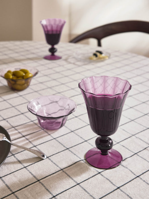 Mouth-Blown Wine Glasses Tulya Set of 4