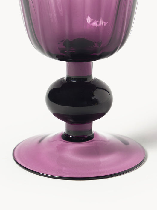Mouth-Blown Wine Glasses Tulya Set of 4