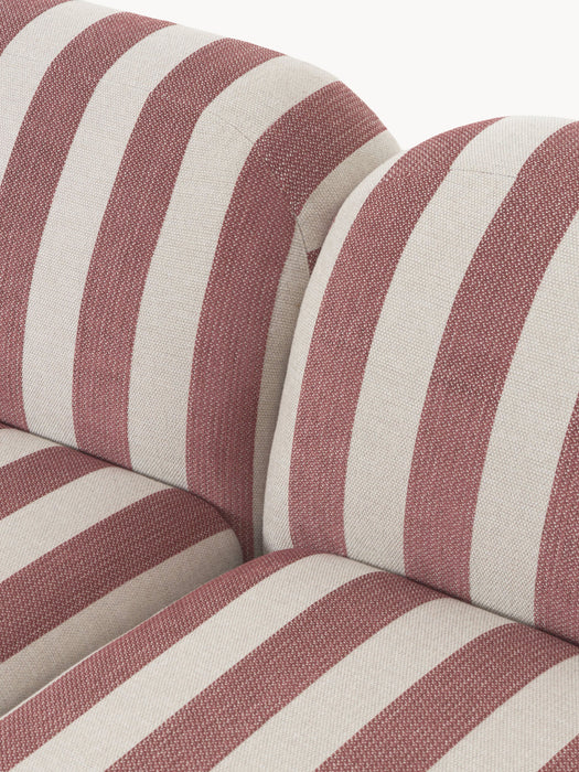 XL Modular Striped Corner Sofa Wolke