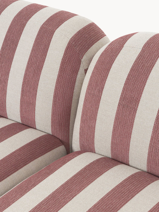 XL Modular Striped Corner Sofa Wolke