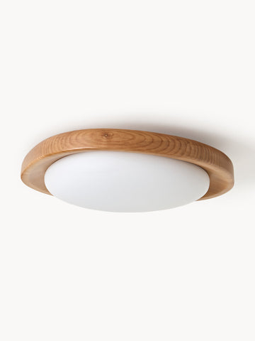 Matthew Ceiling Lamp with Ash Wood Frame